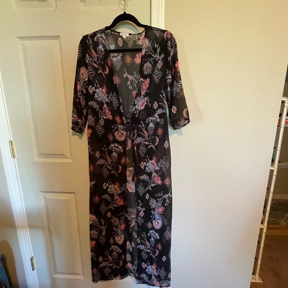 Love, Fire Patterned Kimono